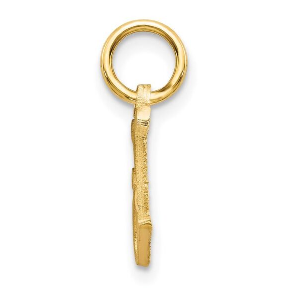 14k Yellow Gold, Isabelle Collection, Mini Letter J Initial Charm - Picture 2 of 5